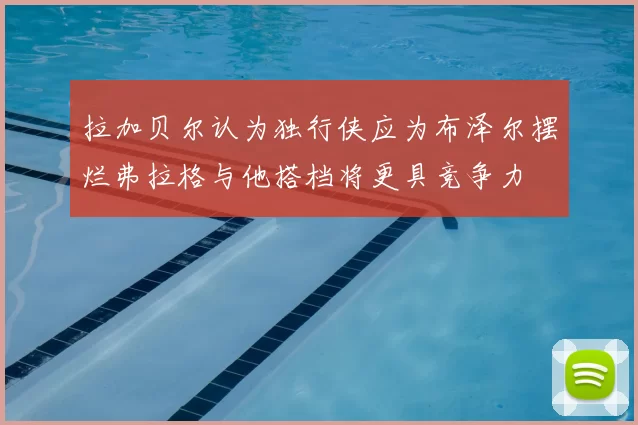 拉加贝尔认为独行侠应为布泽尔摆烂弗拉格与他搭档将更具竞争力