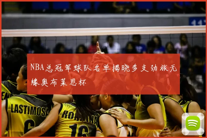 NBA总冠军球队名单揭晓多支劲旅无缘奥布莱恩杯