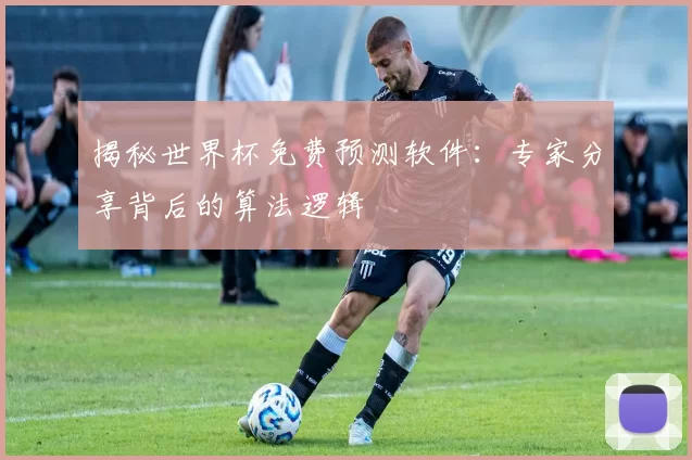 揭秘世界杯免费预测软件:专家分享背后的算法逻辑