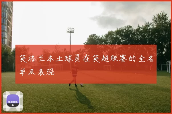 英格兰本土球员在英超联赛的全名单及表现