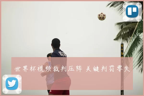 世界杯视频裁判压阵 关键判罚零失误